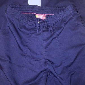 Navy scrub pants